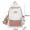 Bags Kawaii Therapy | Kawaii Nylon Floral Harajuku Backpack Limited Edition