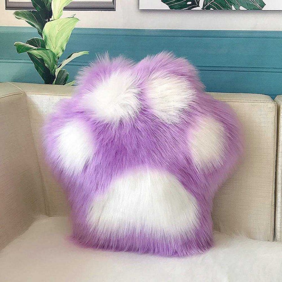 Plushies Kawaii Therapy | Kawaii Fluffy Cat Paw Seat Cushion Special Edition