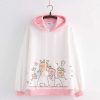 Clothing Kawaii Therapy | Kawaii Bunny Ears Carrot Harajuku Hoodie Limited Edition