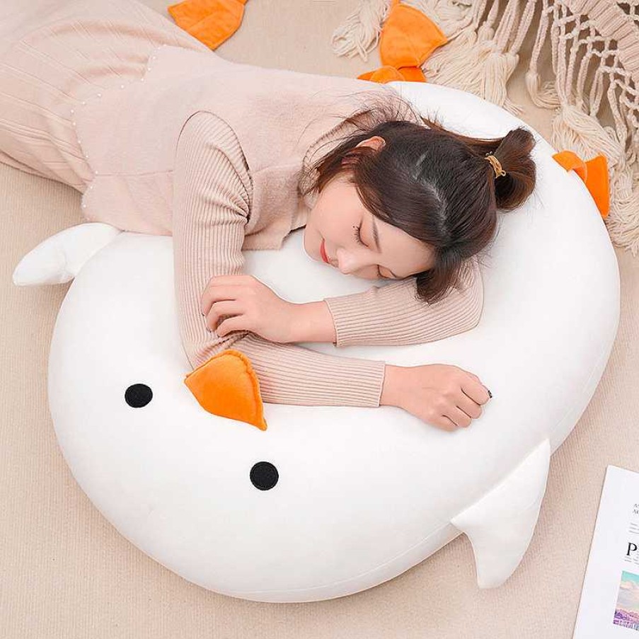 Plushies Kawaii Therapy | Kawaii Jumbo Soft Duck Plush Limited Edition White