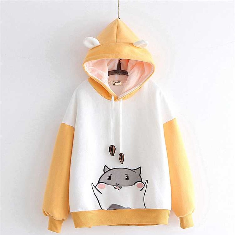 Clothing Kawaii Therapy | Kawaii Hamster Harajuku Hoodie Special Edition