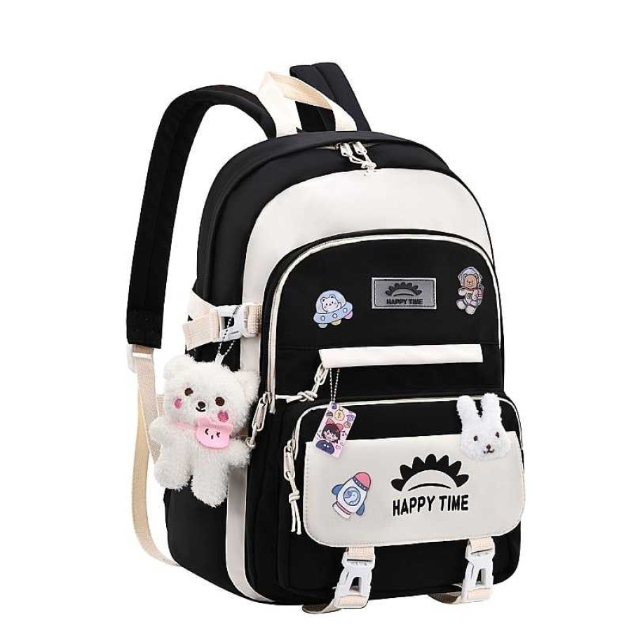 Bags Kawaii Therapy | Kawaii Large Capacity Waterproof Pastel School Backpack