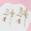 Accessories Kawaii Therapy | Kawaii Japanese Style Cat Fan Earrings Special Edition