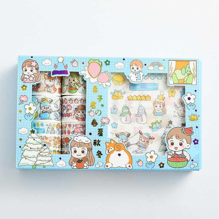 Stationery Kawaii Therapy | Kawaii Therapy Washi Tape Harajuku Sticker Set