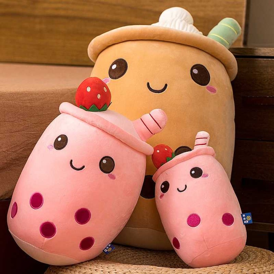 Plushies Kawaii Therapy | Kawaii Bubble Tea Fruit Series Plush Xl (50Cm)