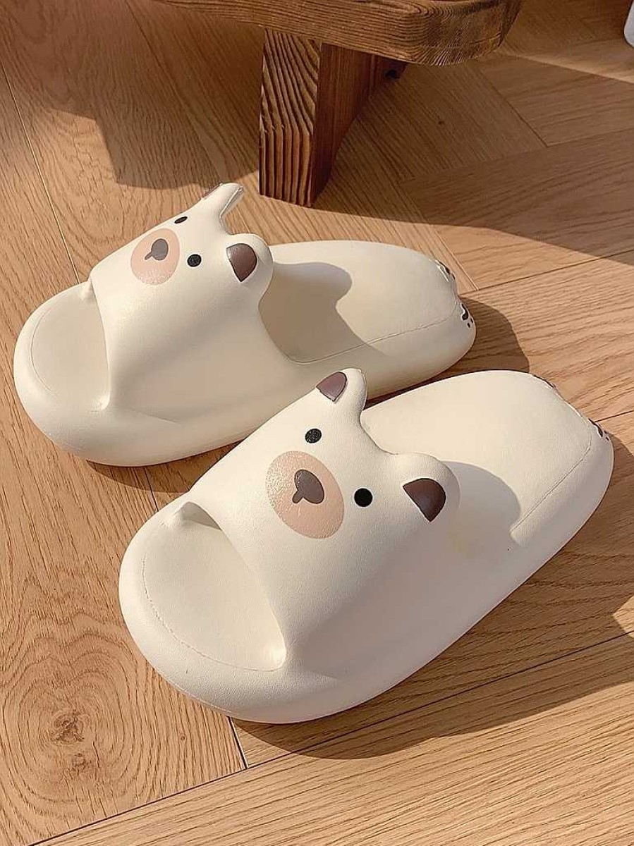 Accessories Kawaii Therapy | Kawaii Bear Pastel Home Slippers Limited Edition