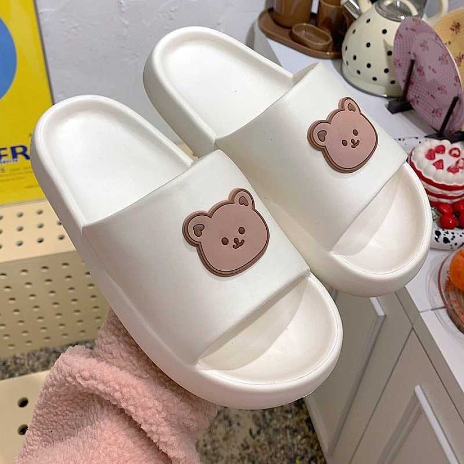 Accessories Kawaii Therapy | Kawaii Bear Pastel Slippers Limited Edition