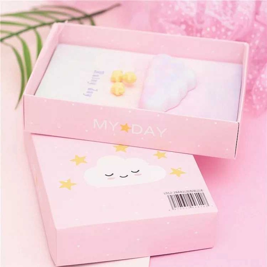 Stationery Kawaii Therapy | Kawaii Cloud Light Up Notebook Sunny Day