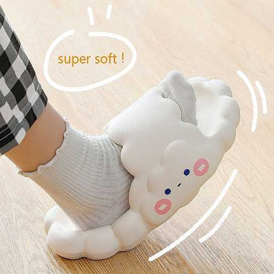 Accessories Kawaii Therapy | Premium Cloud Slides Super Soft, Comfy Cloud Slippers