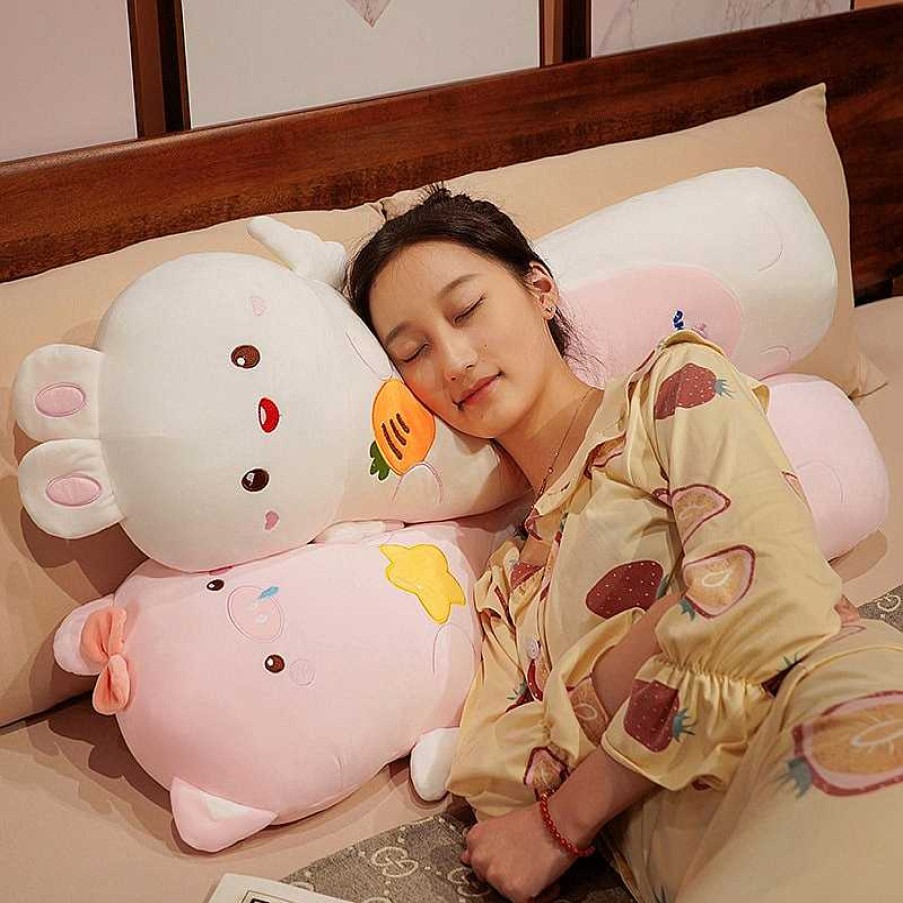 Plushies Kawaii Therapy | Kawaii Winged Long Animal Plush Pillow Limited Edition