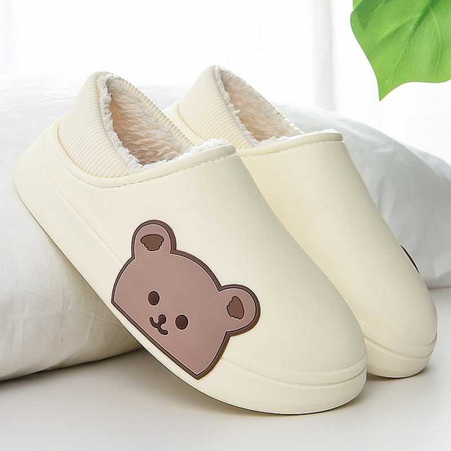 Accessories Kawaii Therapy | Kawaii Bear Comfy Pastel Shoes Limited Edition A White