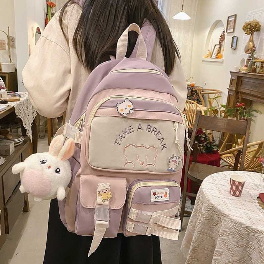 Bags Kawaii Therapy | Kawaii Korea Bear Style Harajuku Pastel Backpack