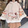 Clothing Kawaii Therapy | Kawaii Japanese Style Winter Cloak Special Edition Cats