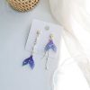 Accessories Kawaii Therapy | Kawaii Glitter Korea Style Sea Earrings