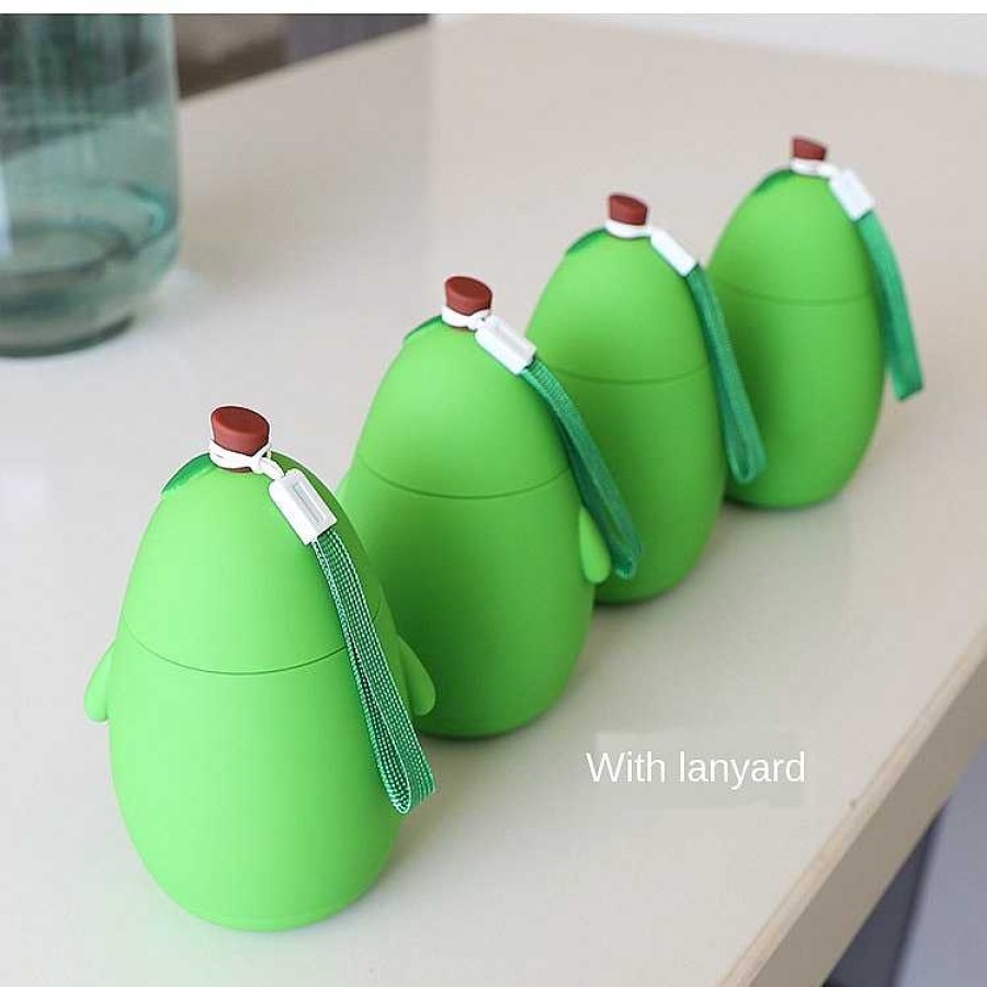 Bottles Kawaii Therapy | Kawaii Avocado Glass Bottle ( 80Ml) Limited Edition