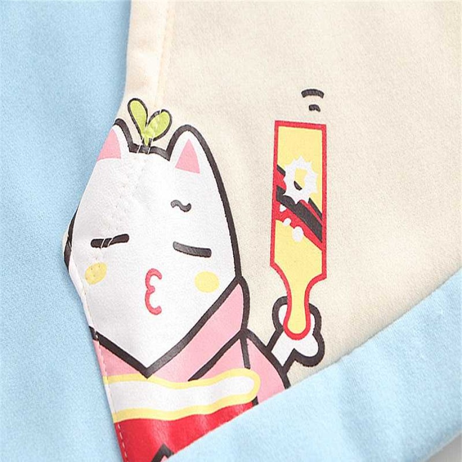 Clothing Kawaii Therapy | Kawaii Cat Mochi Hoodie Limited Edition