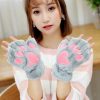 Clothing Kawaii Therapy | Kawaii Japanese Style Cat Paw Winter Gloves