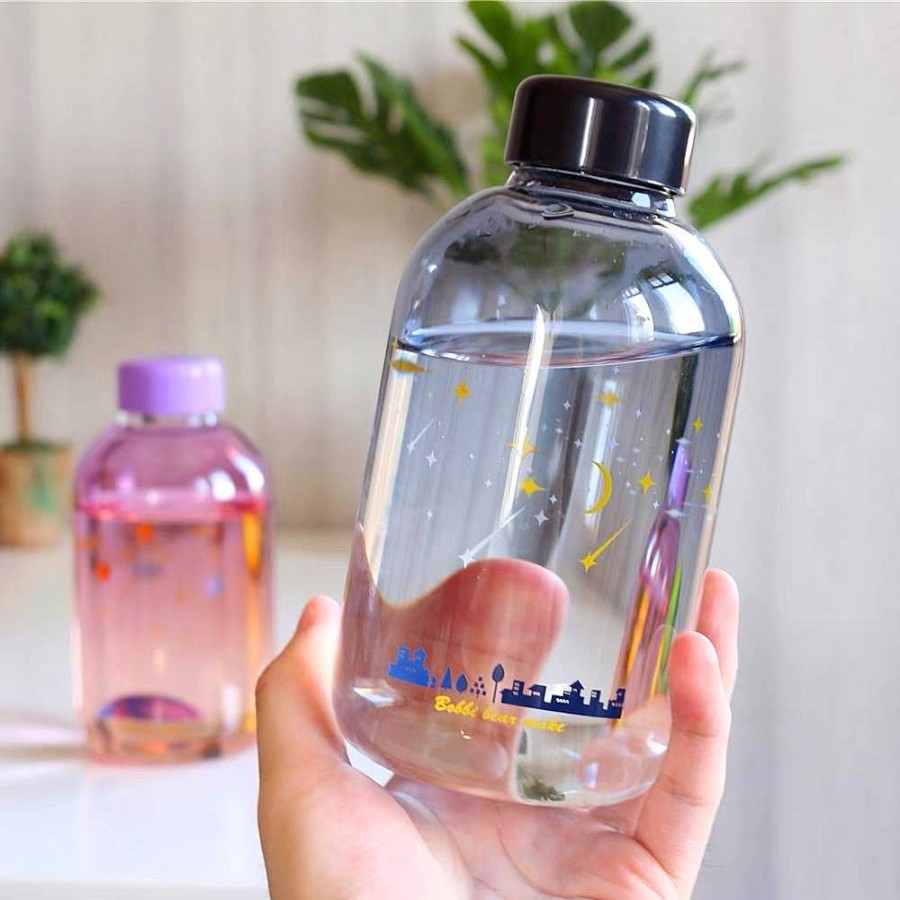 Bottles Kawaii Therapy | Kawaii Sky Galaxy Glass Bottle (600Ml)