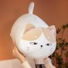 Plushies Kawaii Therapy | Kawaii Therapy Chubby Cat Plush Xl (60Cm)