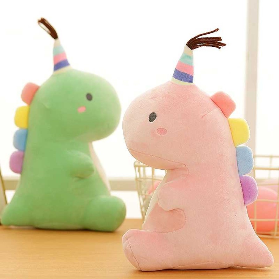 Plushies Kawaii Therapy | Kawaii Pastel Colors Dinosaur Plush Limited Edition