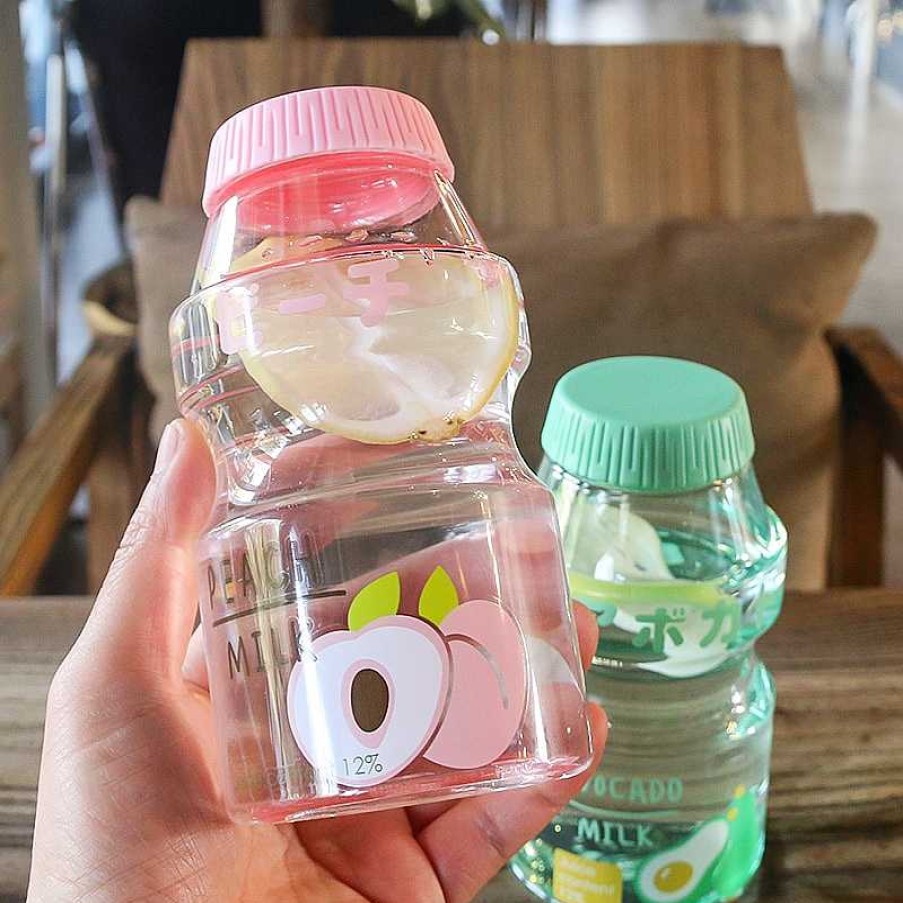 Bottles Kawaii Therapy | Kawaii Strawberry Fruit Water Bottle (480Ml)