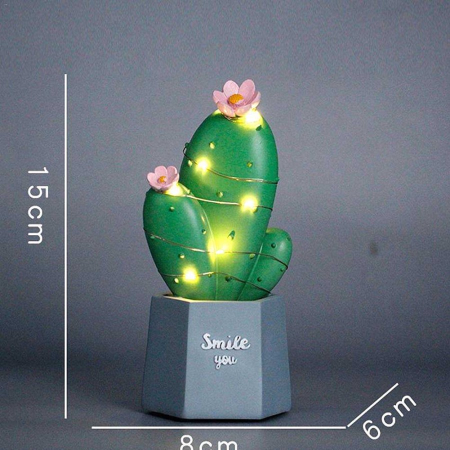 Accessories Kawaii Therapy | Kawaii Cactus Night Lamp Limited Edition