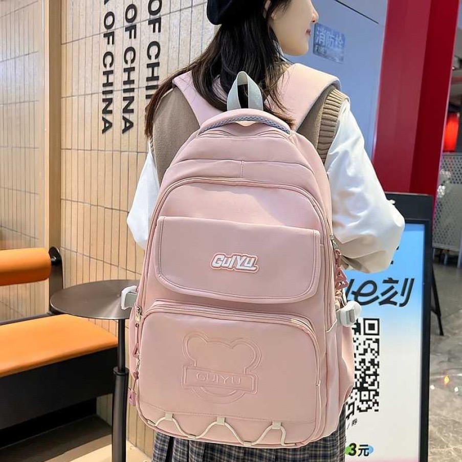 Bags Kawaii Therapy | Kawaii Korean Style Large Capacity Pastel Backpack Limited Edition