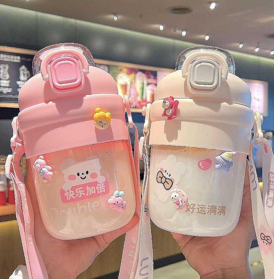 Bottles Kawaii Therapy | Kawaii Cute Jumbo Pastel Water Bottle Limited Edition