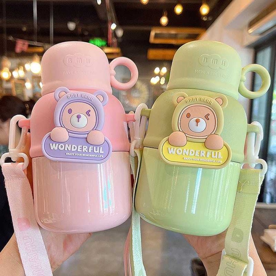 Bottles Kawaii Therapy | Kawaii Korea Style Bear Thermal Flask (580Ml)