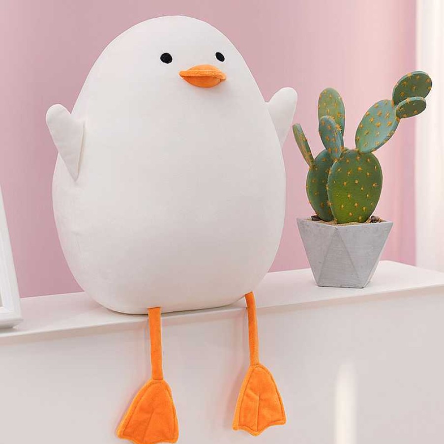 Plushies Kawaii Therapy | Kawaii Jumbo Soft Duck Plush Limited Edition White