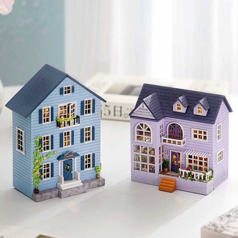 Accessories Kawaii Therapy | Kawaii Diy Mini Wooden Cottage Dollhouse