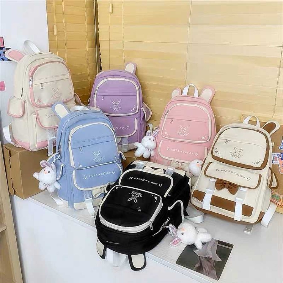 Bags Kawaii Therapy | Kawaii Japanese Style Bunny Ears Pastel Backpack