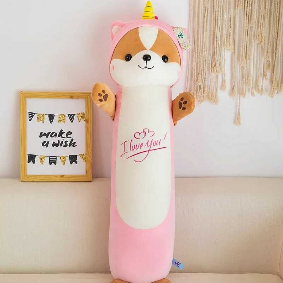 Plushies Kawaii Therapy | Kawaii Long Squirrel Pillow Plush Xl (80Cm)