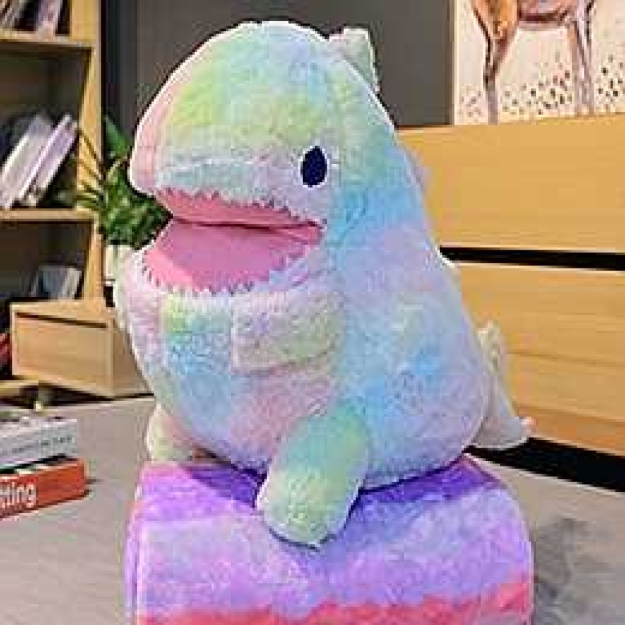 Plushies Kawaii Therapy | Kawaii Dinosaur Shark Plush (60Cm) Limited Edition