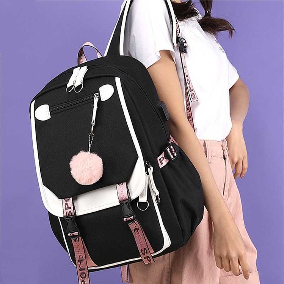 Bags Kawaii Therapy | Kawaii Multipocket Large Capacity Backpack Limited Edition