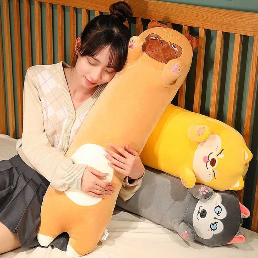 Plushies Kawaii Therapy | Kawaii Long Shiba Pillow Plush Xl (90Cm)