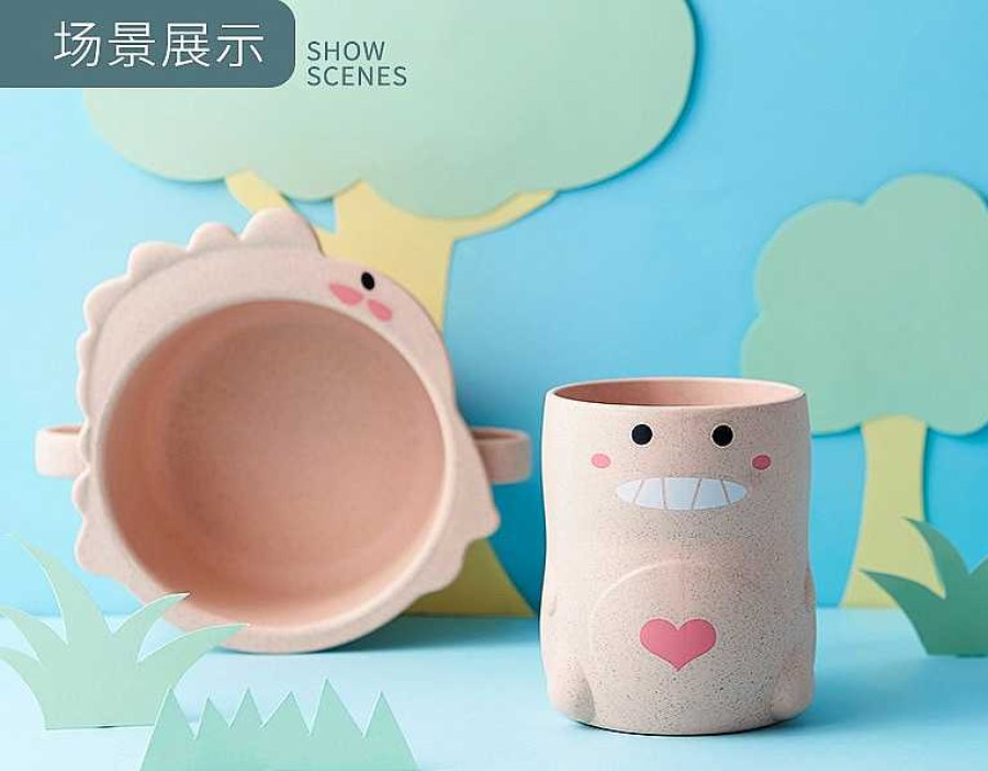 Bottles Kawaii Therapy | Kawaii Dinosaur Tableware Set (6Pcs) Limited Edition