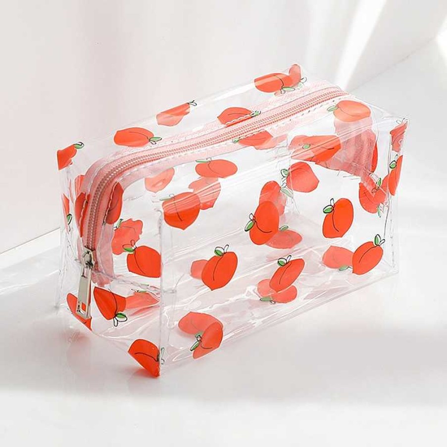 Stationery Kawaii Therapy | Kawaii Transparent Style Fruit Pencil Case