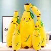 Plushies Kawaii Therapy | Kawaii Therapy Fruit Series Banana Plush Xl (65Cm) Yellow