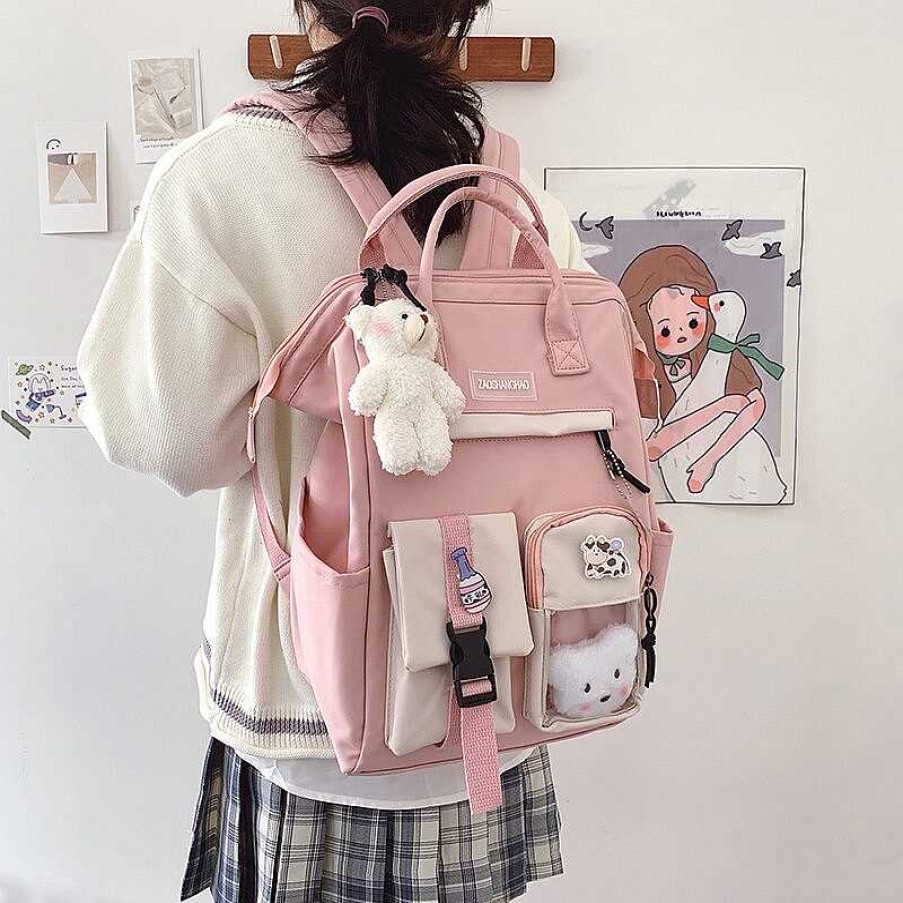 Bags Kawaii Therapy | Kawaii Harajuku Style Preppy College Backpack Limited Edition