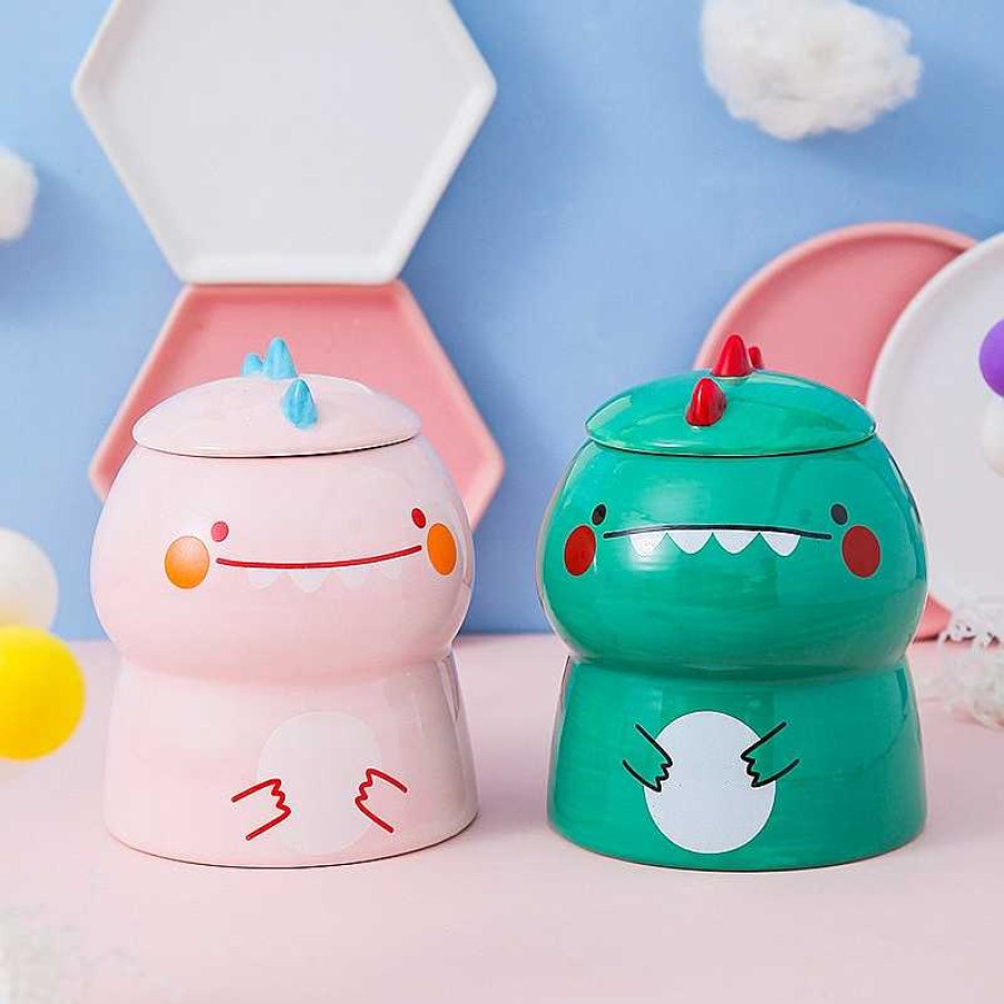 Bottles Kawaii Therapy | Kawaii Cute Dinosaur Ceramic Cup Limited Edition