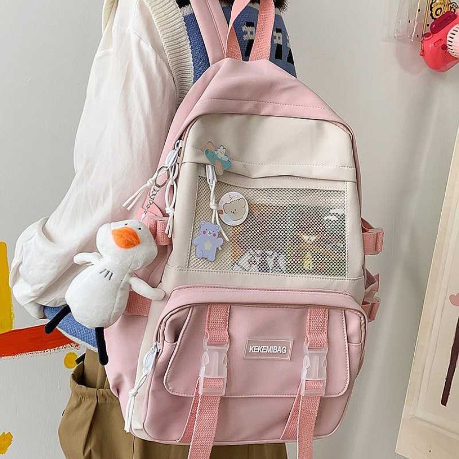 Bags Kawaii Therapy | Kawaii Canvas Harajuku School Backpack Limited Edition