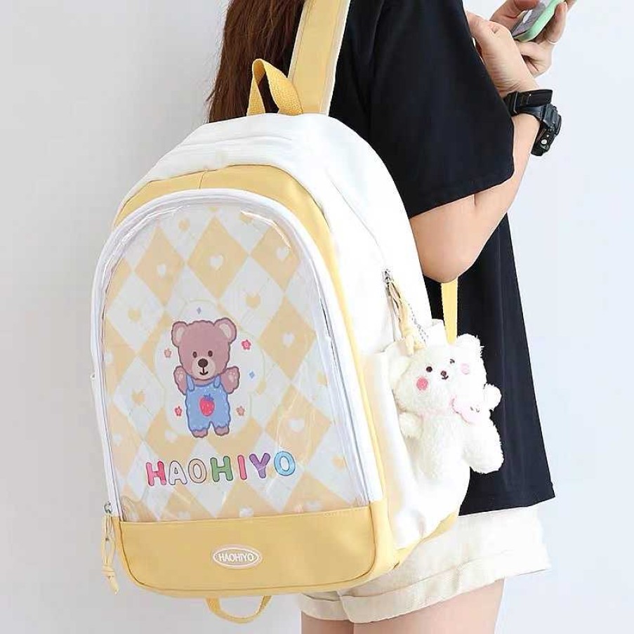 Bags Kawaii Therapy | Kawaii Japanese Style Canvas Ita Backpack Limited Edition