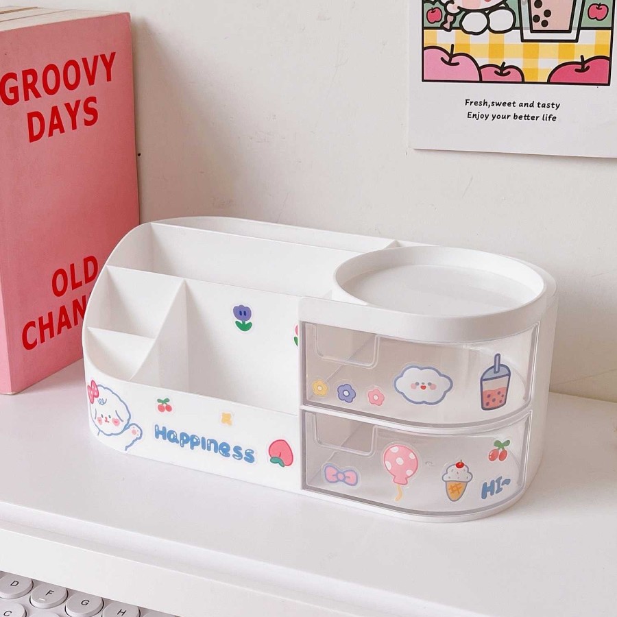 Stationery Kawaii Therapy | Kawaii Stationery Storage Box Pen Organizer