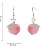 Accessories Kawaii Therapy | Kawaii Pink Peach Acrylic Earrings Limited Edition