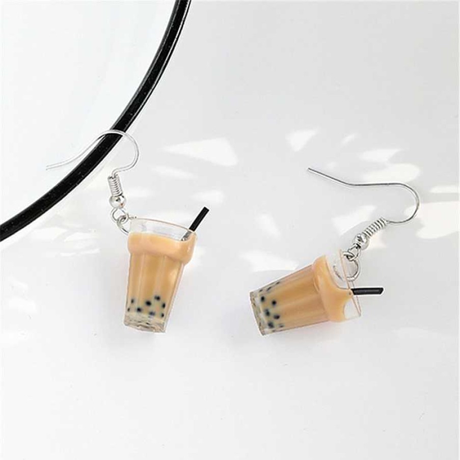 Accessories Kawaii Therapy | Kawaii Bubble Tea Earrings Limited Edition