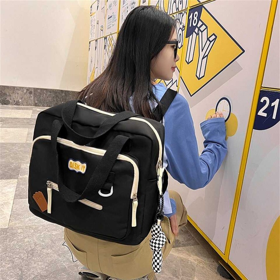 Bags Kawaii Therapy | Kawaii College Style Multipocket Shoulder Backpack