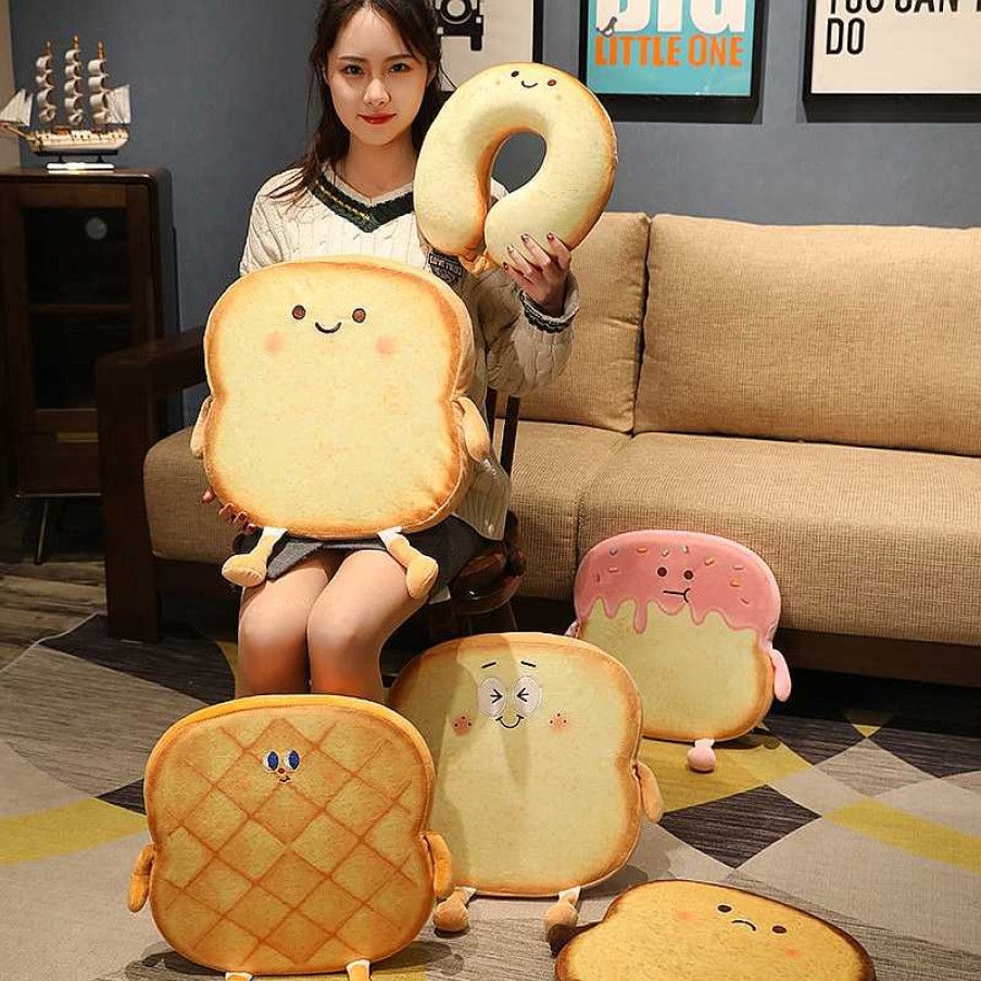 Plushies Kawaii Therapy | Kawaii Toasty Bread Collection Plush (40Cm) Limited Edition