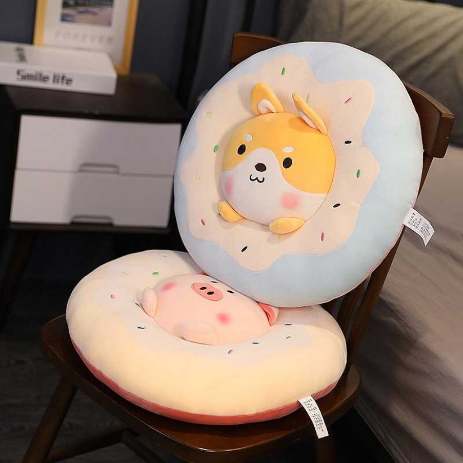 Plushies Kawaii Therapy | Kawaii Cuddly Animal Donut Plush Xl (40Cm) Limited Edition