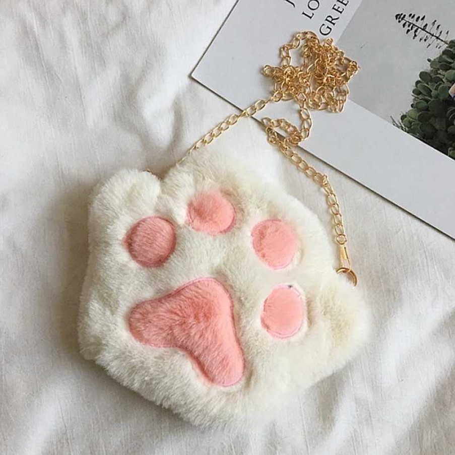 Bags Kawaii Therapy | Kawaii Cat Paw Shoulder Bag Limited Edition